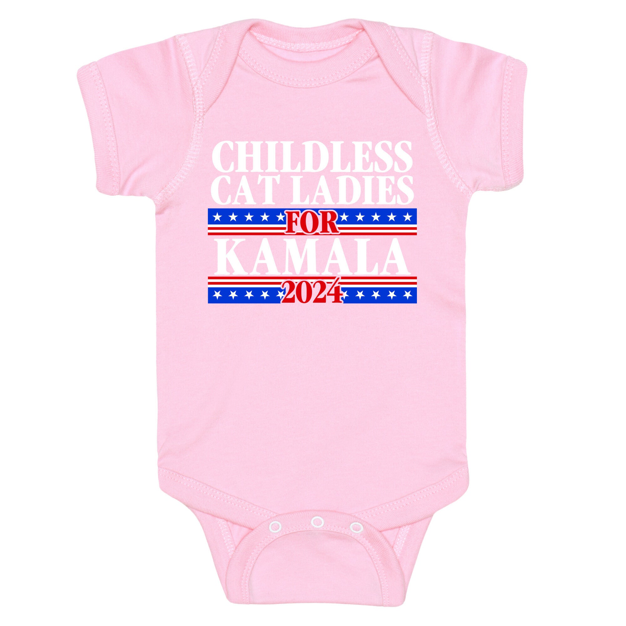 Patriotic Childless Cat Ladies for Kamala Baby One-Piece